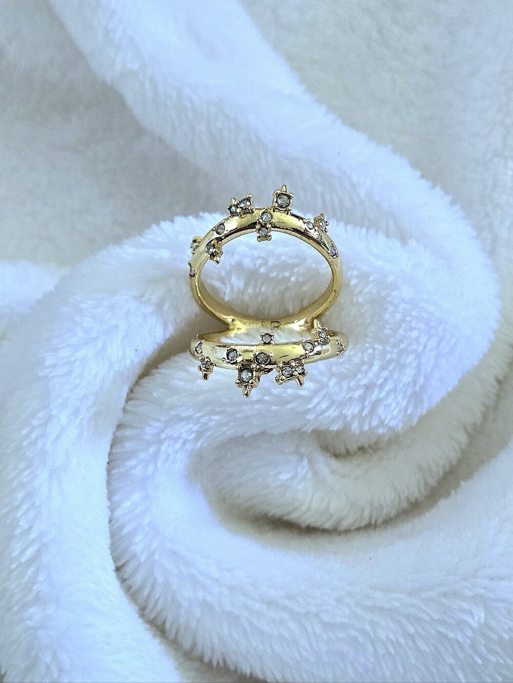 Alexis Bittar Double✌️ Banded Gold💛 Satellite🛰 Ring💍 - Picture 9 of 16